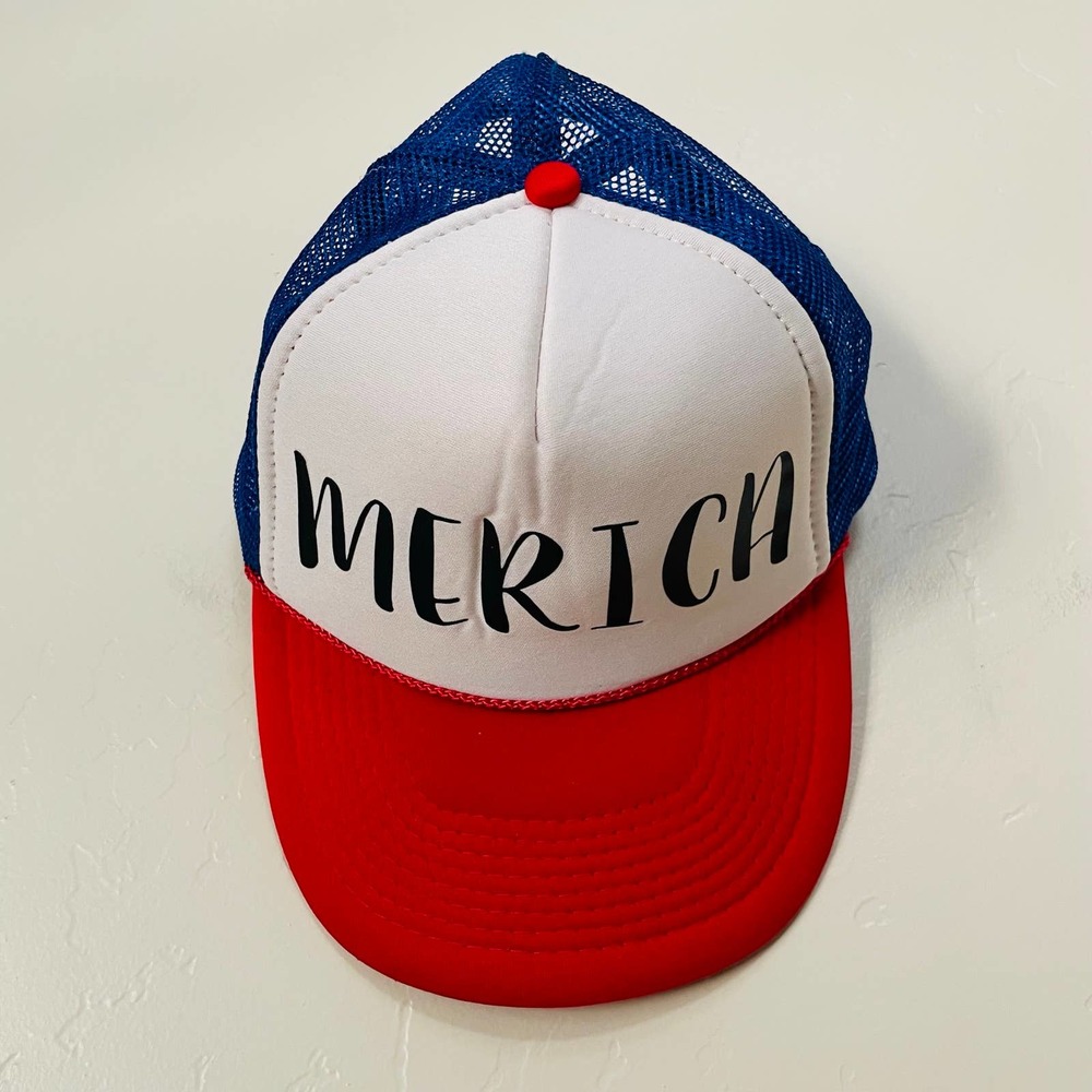 America Pride Independence Day 4th of July Trucker Hat!